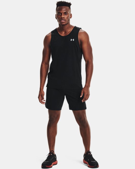 Men's UA Iso-Chill Run Singlet, Black, pdpMainDesktop image number 0
